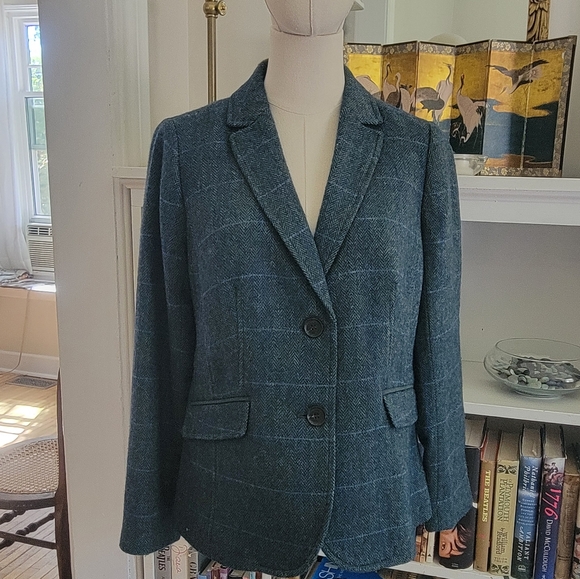 Talbots Wool Blazer Jacket Size 8P - Picture 2 of 7
